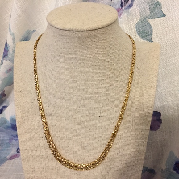 14 Kt Byzantine Necklace